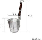 Stainless Steel Noodle Strainer Baskets – 2 Pack