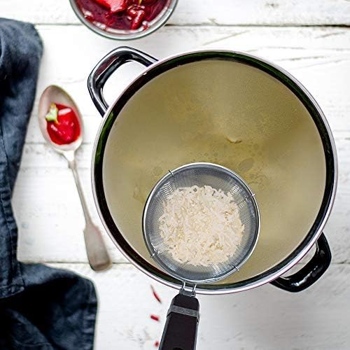 Stainless Steel Noodle Strainer Baskets – 2 Pack