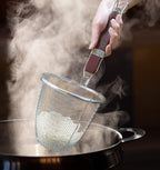 Stainless Steel Noodle Strainer Baskets – 2 Pack