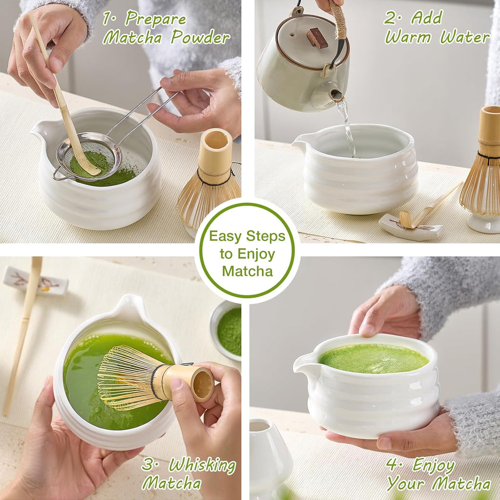 Japanese Matcha Whisk Set – 5-Piece Tea Kit