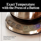 Gooseneck Electric Kettle with Temperature Control – 0.8L