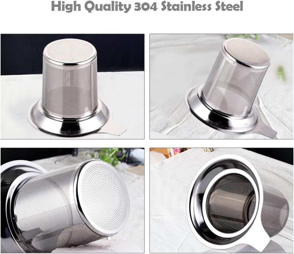 Stainless Steel Tea Infuser with Silicone Lid