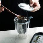 Stainless Steel Tea Infuser with Silicone Lid