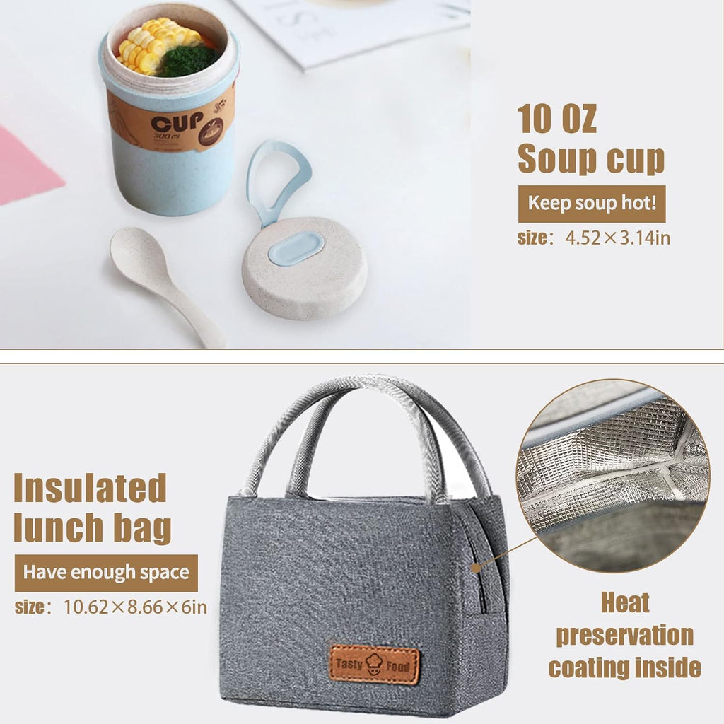 Japanese Bento Lunch Box Kit – 3-Layer Leakproof Set